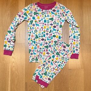 Hatley Kids' Colorful Holiday Print Pajama Set